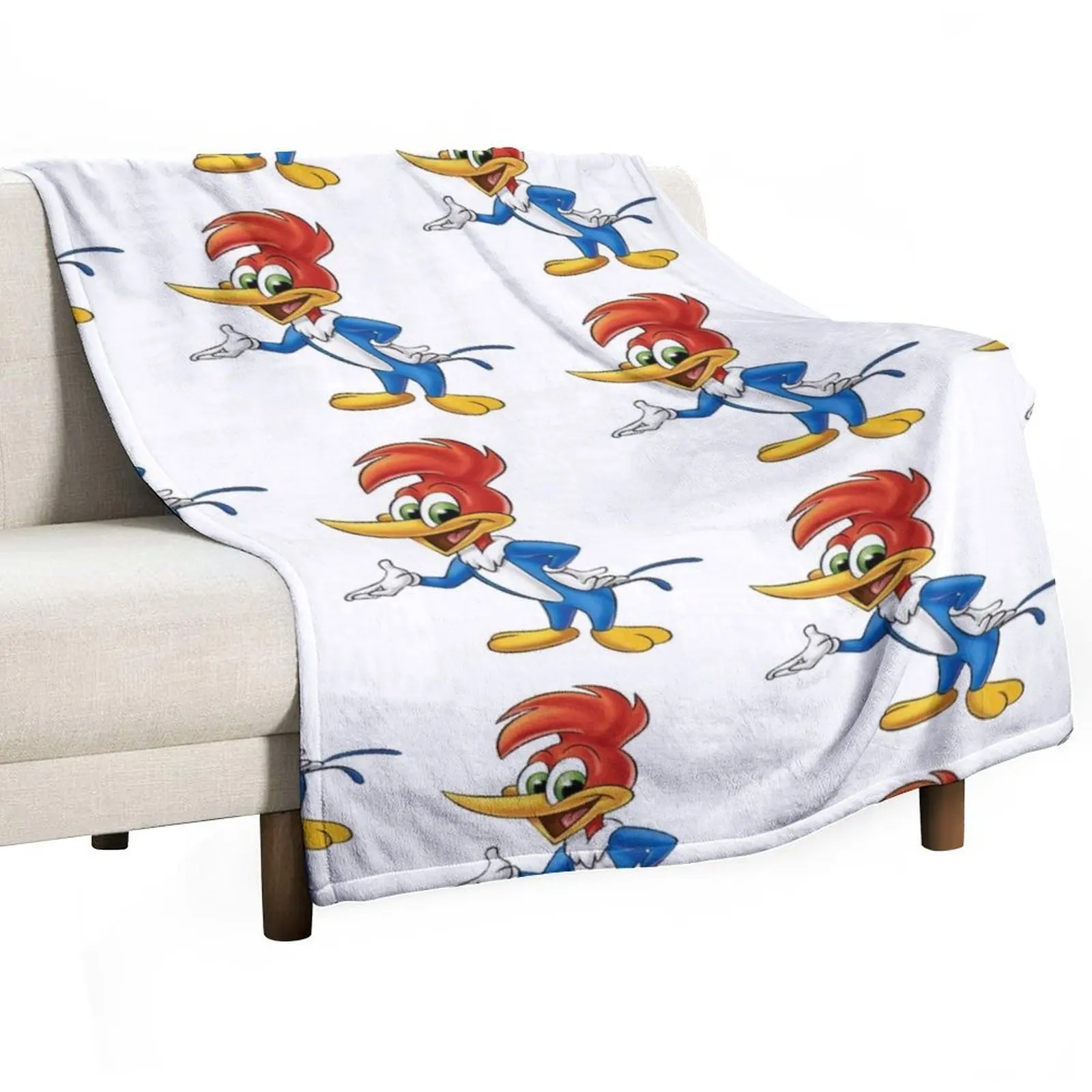 Woody Woodpecker Throw Blanket Bed Fashionable Luxury St Travel Blankets