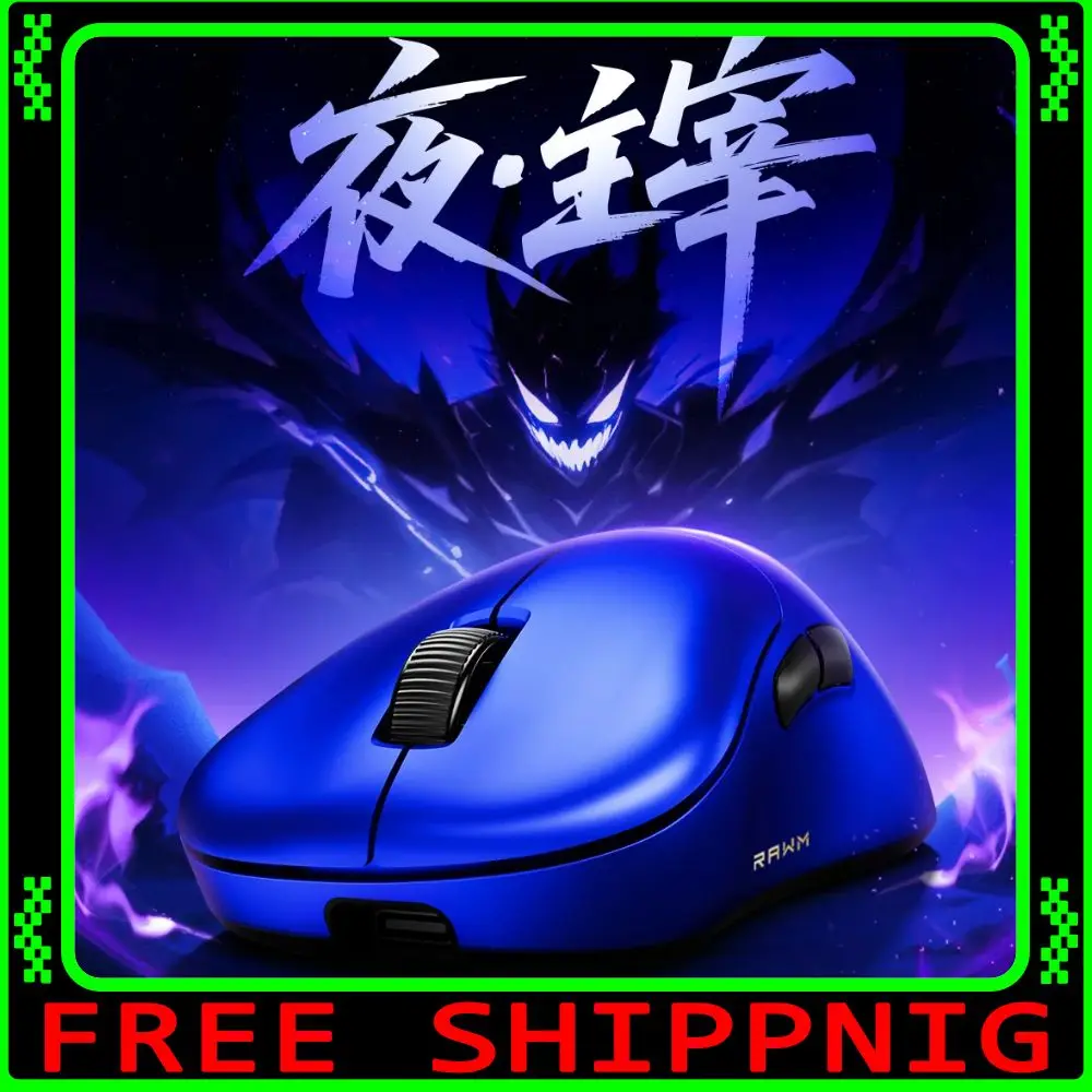 

Мышь Rawm Er21Pro, 2 режима, проводная, 2,4 г, 8 К, частота заката, датчик Paw3950, Nordic52840, легкая, 49 г, эргономичные игровые мыши, подарки