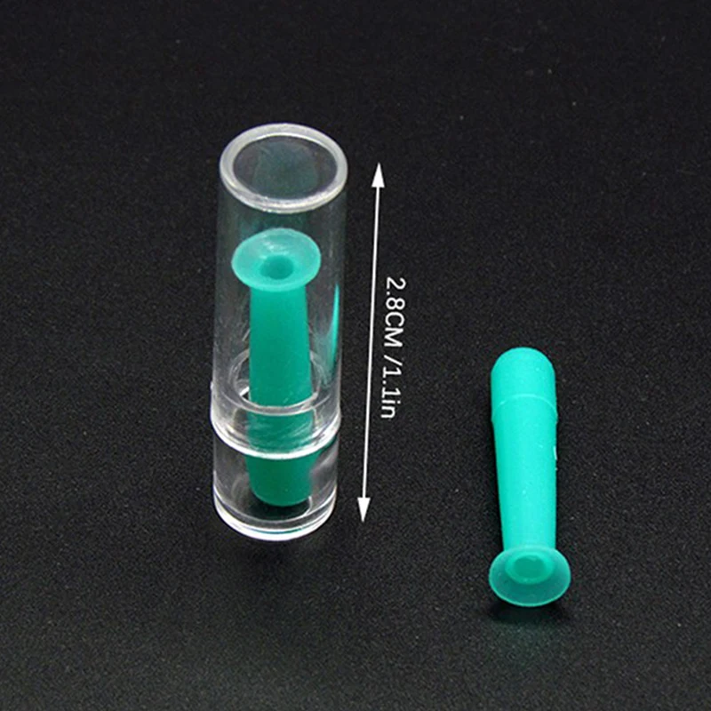 1Pc Contact Lens Suction Stick 2.8cm Silicone One Piece Hollow Wearing Stick Travel Mini Lens Useful Remove Clamps