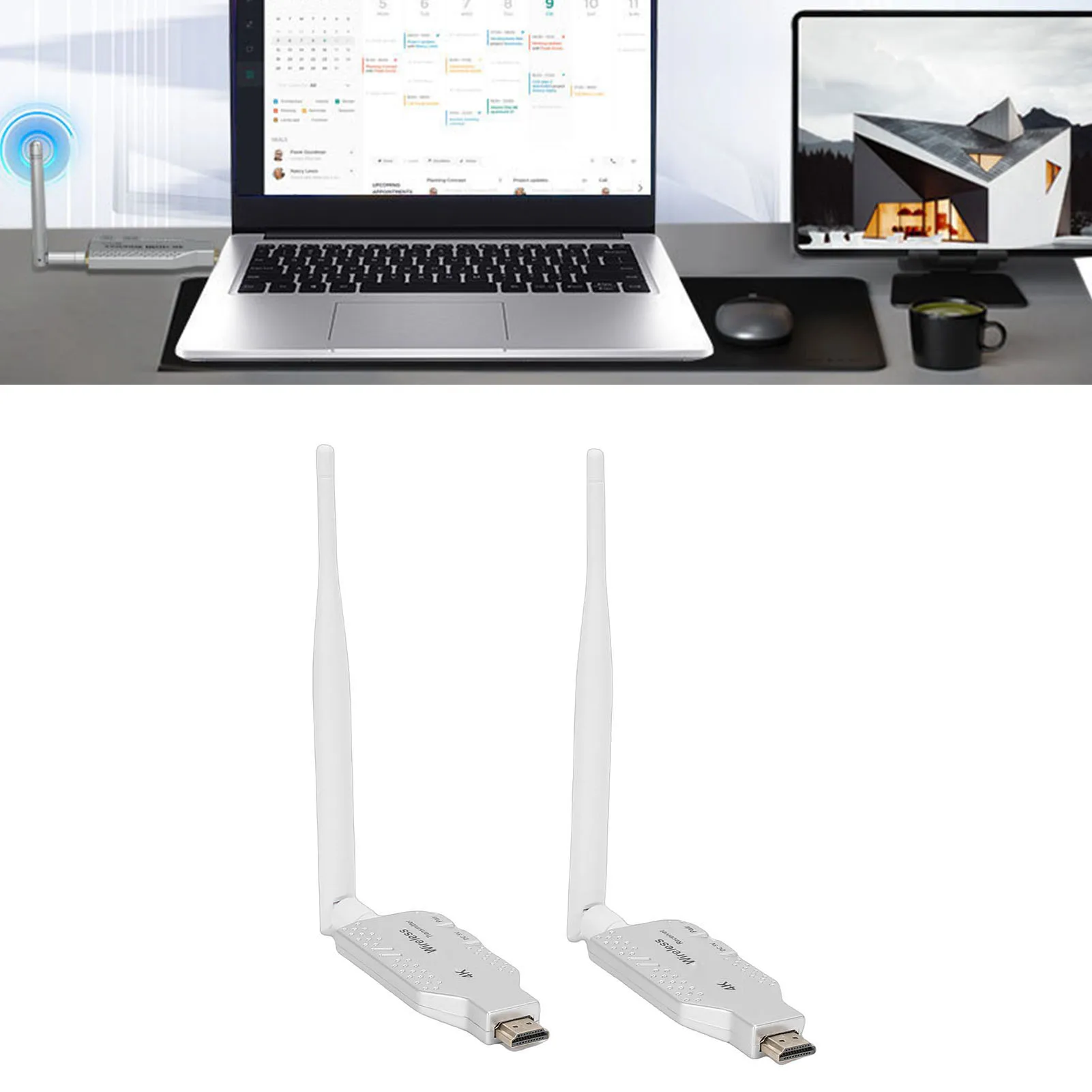 

4K беспроводной HD мультимедийный интерфейс, передатчик и приемник, диапазон 50 м, 5,8 ГГц, HD-удлинитель потокового видео