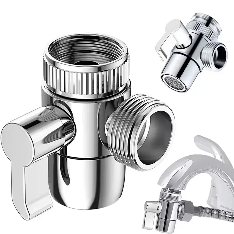 Switch Faucet Adapter Kitchen Sink Splitter Diverter Valve Water Tap Connector For Toilet Bidet Bathroom Kitchen M22/M24 Acces