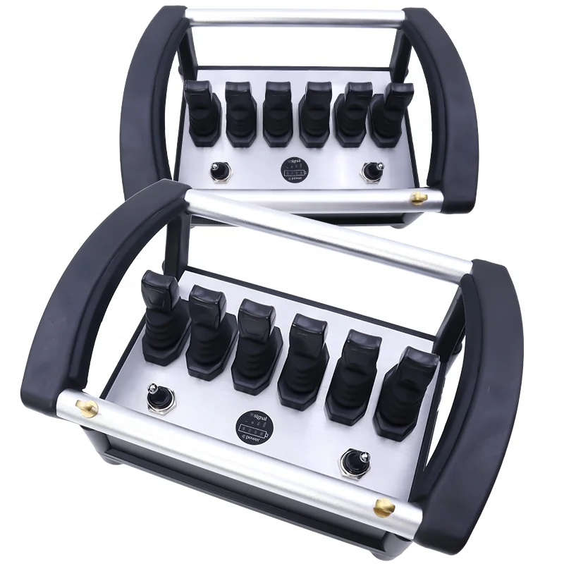 

Factory Wholesale Industrial Wireless Hydraulic 6 Values Proportional Motor Truck Cranes Joystick Remote Control