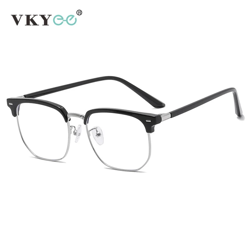 VICKY New Models of Versatile Anti-blue Light Glasses Fashion Eyeglasses Frame Simple Retro Can Be Customized Prescription