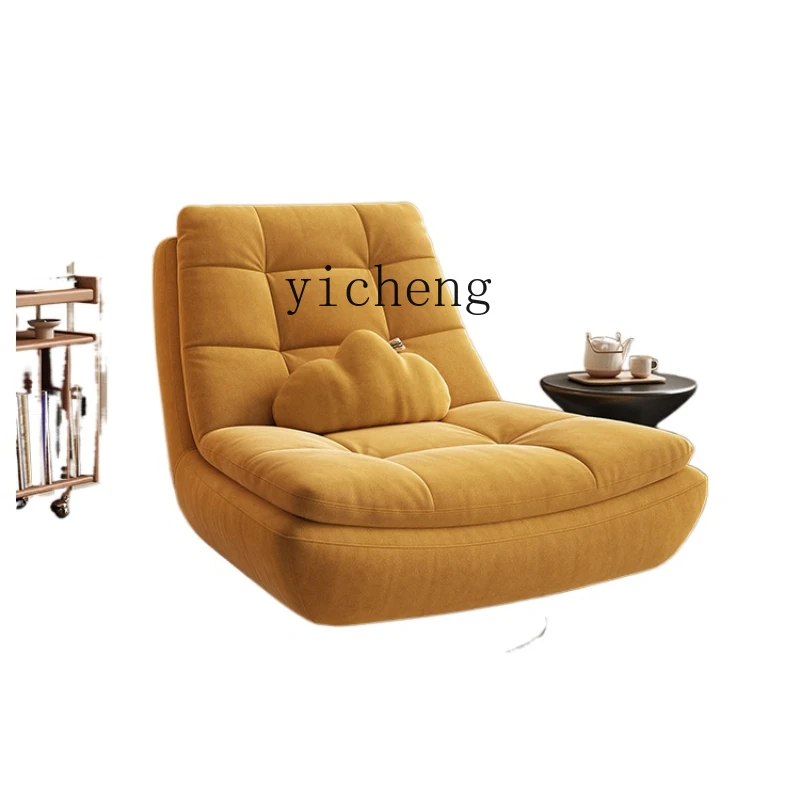 

YY Single-Seat Sofa Chair Small Apartment Living Room Simple Technology Cloth Sofa