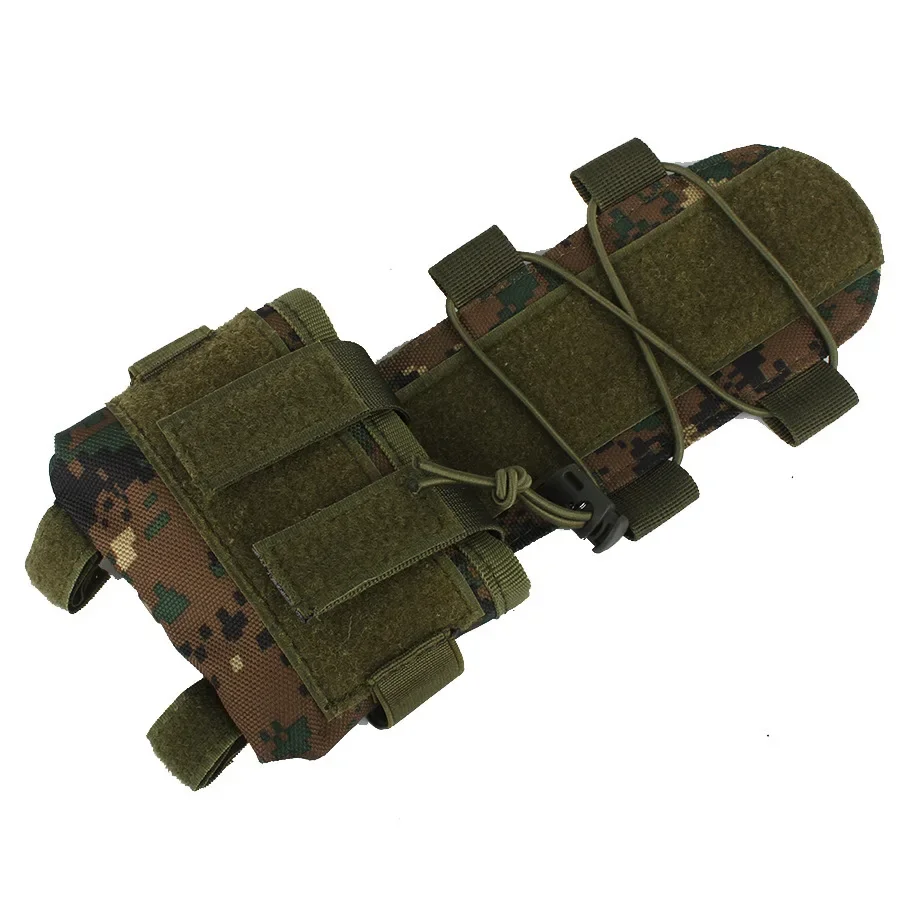 MK2 Battery Case Balance Weight Bag Bulletproof Helmet Counterweight Pack With Elastic Rope For Tactical Army