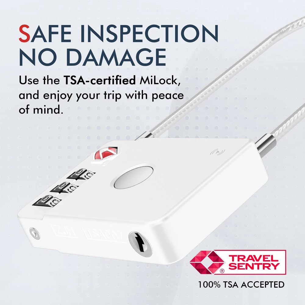Anti-Lost Tracking Luggage Lock 썸네일 5