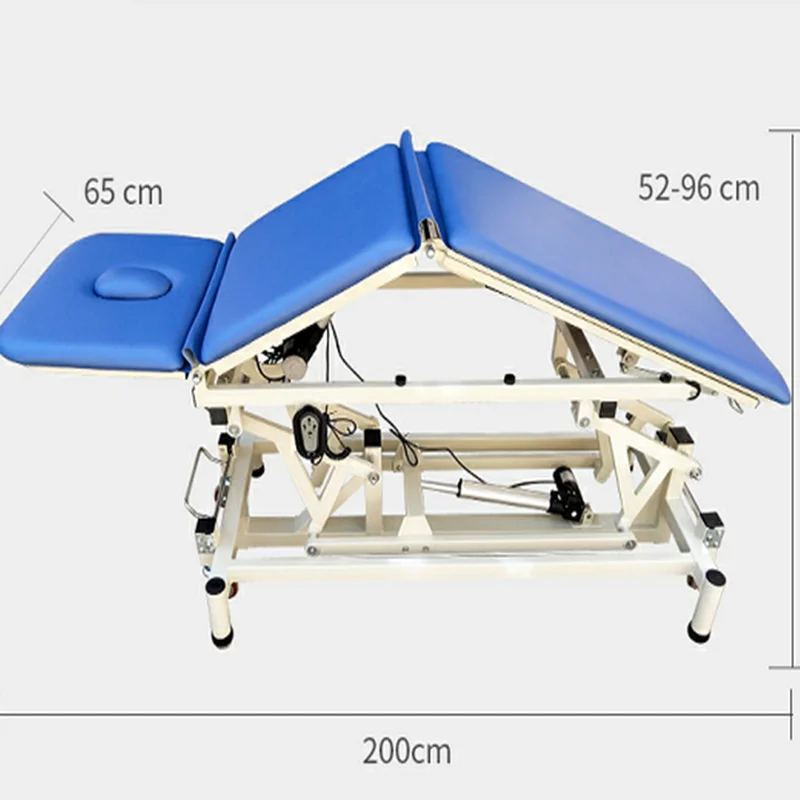 

Recommended electric lifting adjustable PT training bed, manual chiropractic massage bed, multi-functional multi-position