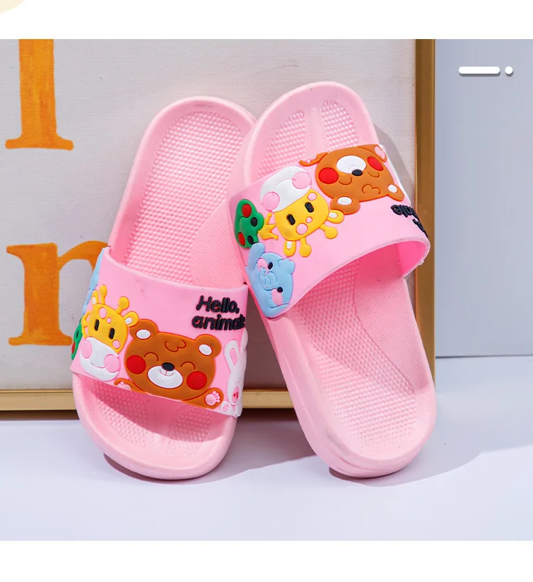 2026 Cartoon Kinderpantoffeln Jungen Mädchen Freizeitschuhe Flache Strand-Wasserschuhe Indoor Weiche Niedliche Flip-Flops für Jungen Mädchen – Detail 18