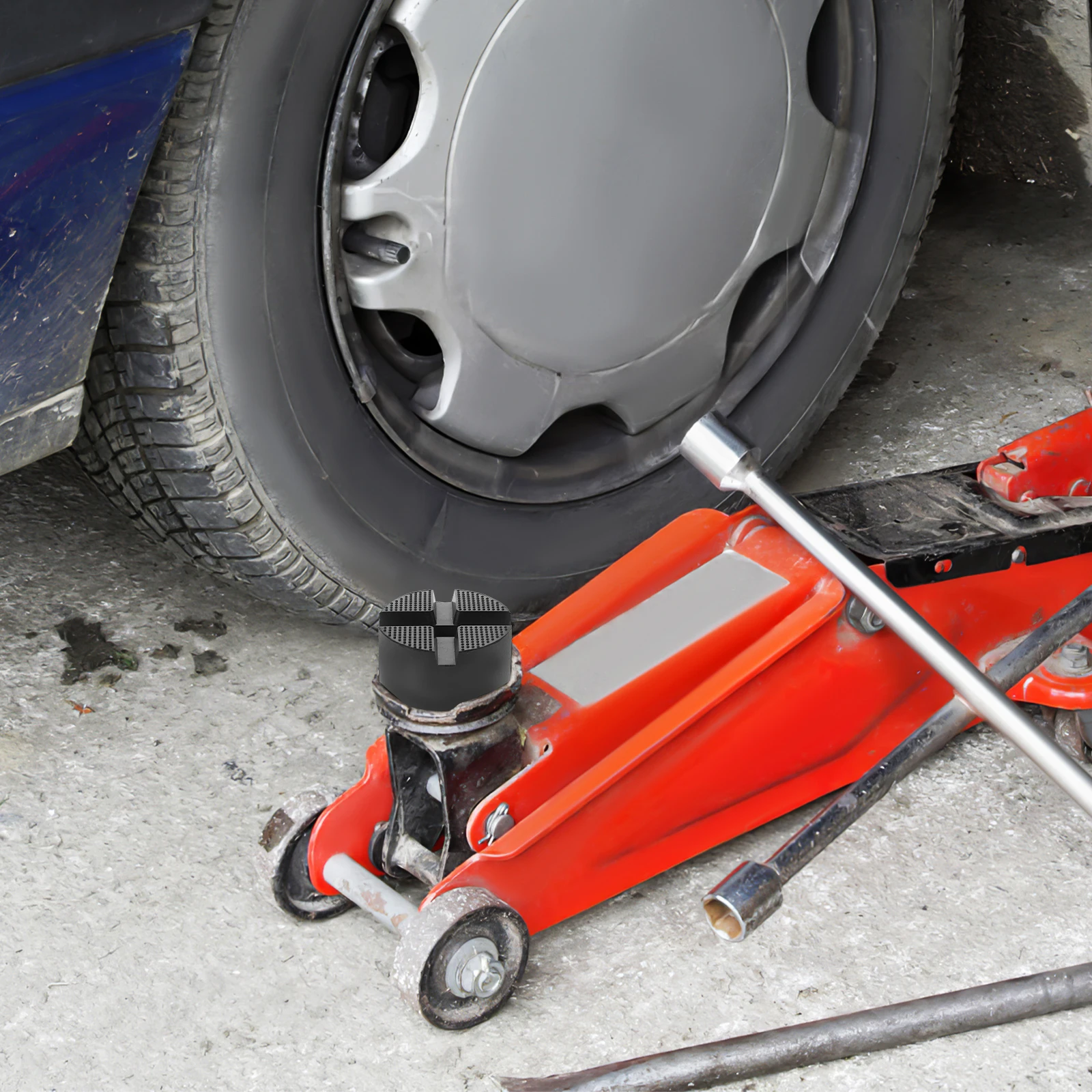 

Rubber for Jack Stand Pads Floor Accessories Durable Material Car Lift Pad Floor Jack Rubber Pad Versatile Design