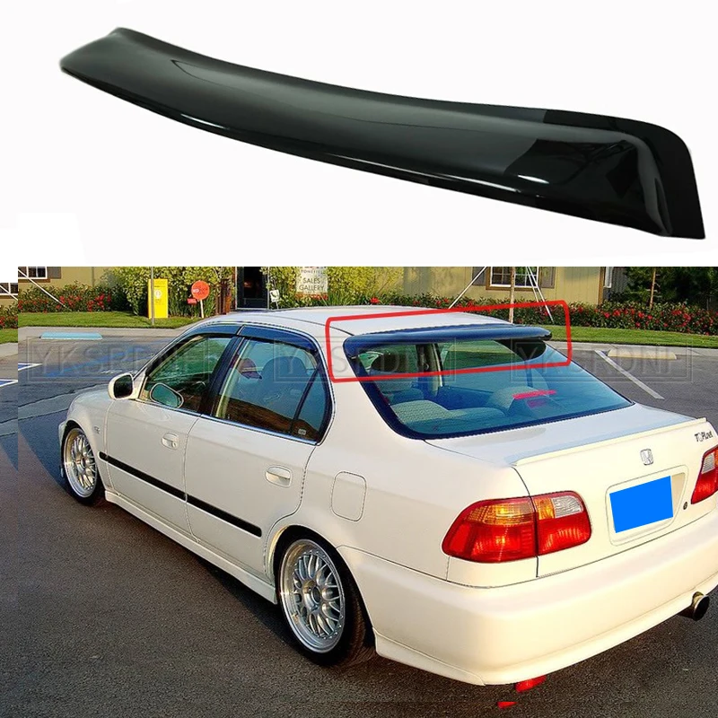 For Honda Civic 1996 1997 1998 1999 2000 EK3 EG PMMA material car roof sun visor spoiler