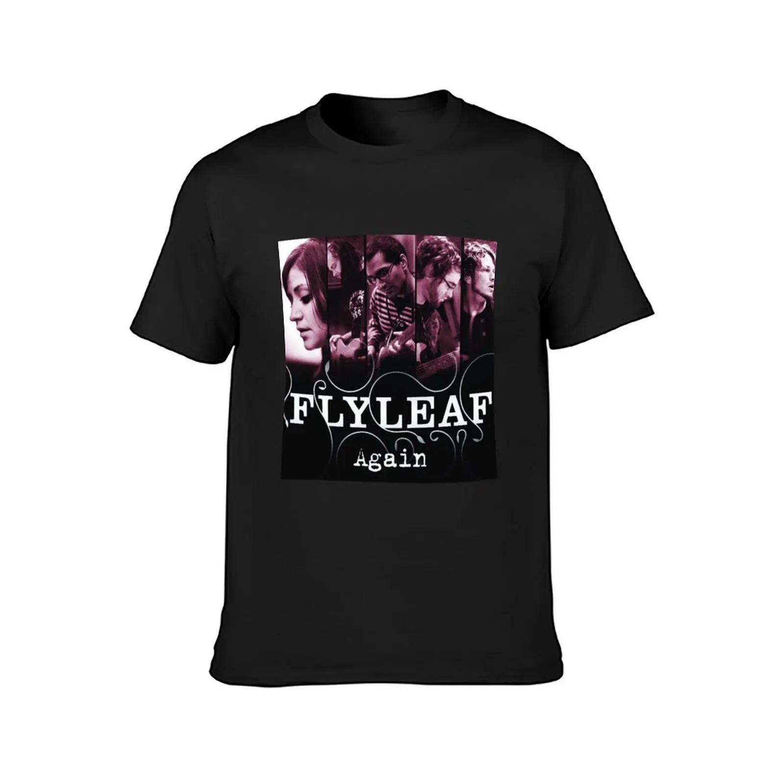 FLYLEAF new band rock T-Shirt summer clothes customs quick drying plain black t shirts men