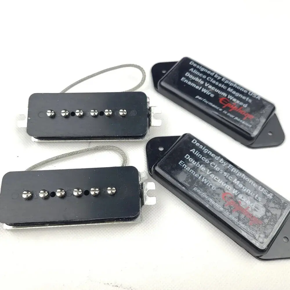 

Черный звукосниматель Alnico P90 Dogear Style Single Coil Bridge Pickup