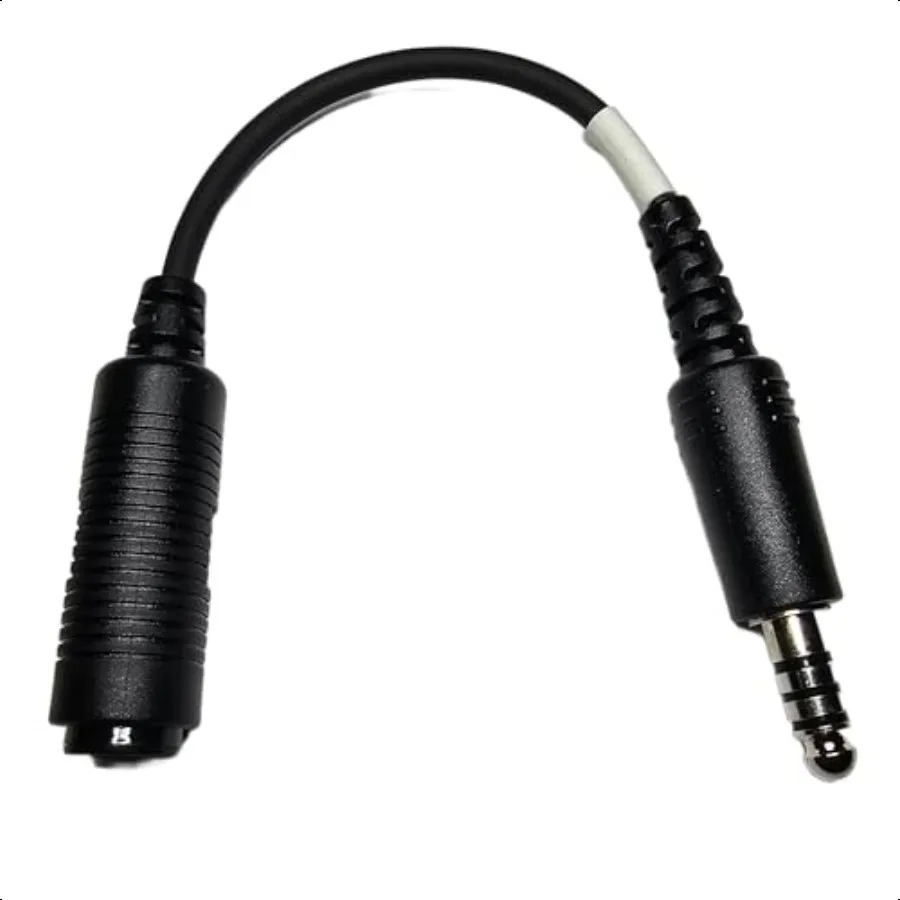 

Car Harn Adaptor Cord Cable Connector for Peltor Helmet to IMSA