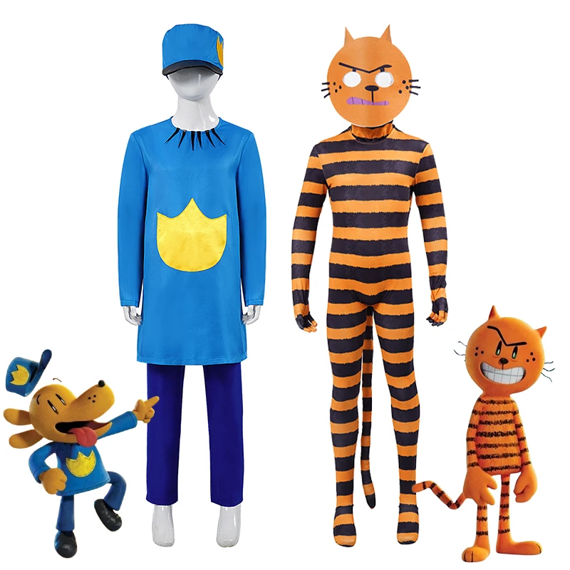 

Child Dog Man Cosplay Costumes Unisex Boy Girls Kids Petey The Cat Roleplay Suits Halloween Carnival Party