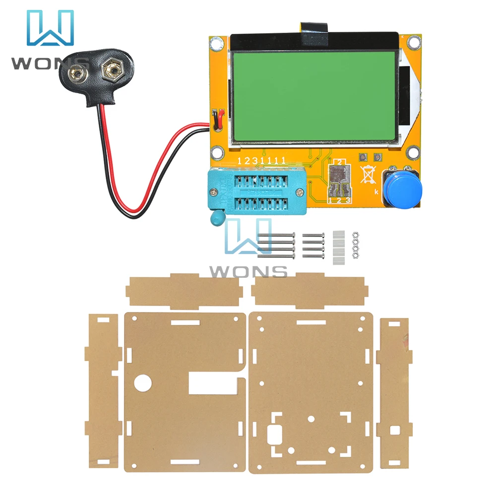 Imagem -04 - Esr Medidor Transistor Tester Diodo Triodo Capacitância Scr Indutância Caixa de Teste Alta Qualidade Novo Lcr-t4 Lcr-tc1 Lcr-t7