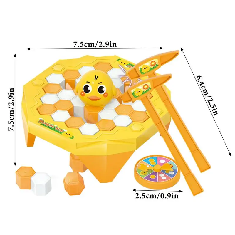 Mini jeu de piège à canard brise-glace, jeu de société coule, fête parent-enfant, cadeaux d'anniversaire pour enfants