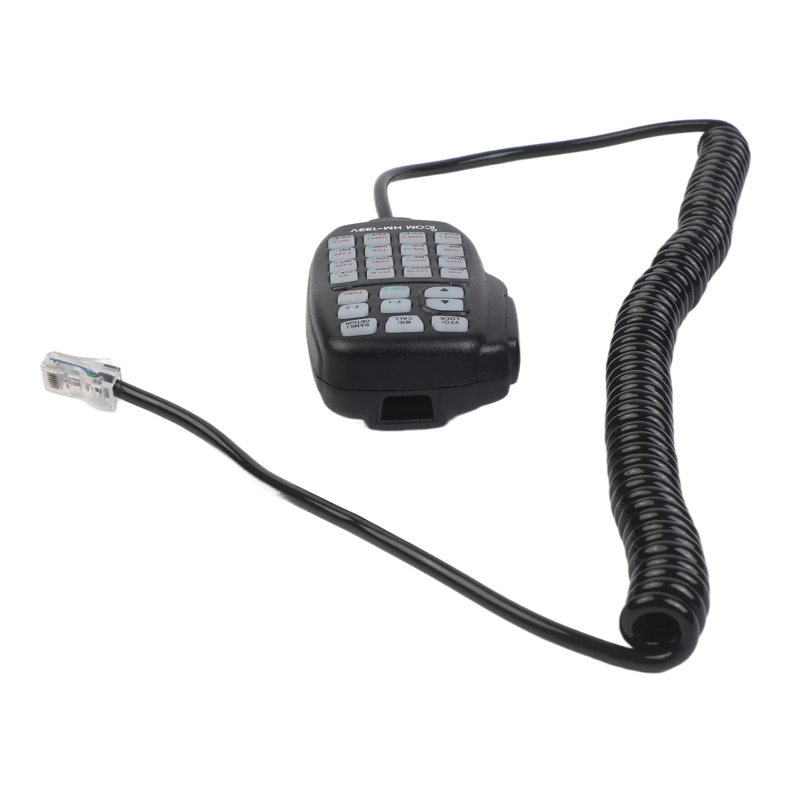 8-pin Speaker Mic HM-133V Microphone Palm-fitting Design Portable Streamlined Design Sturdy Construction Radio