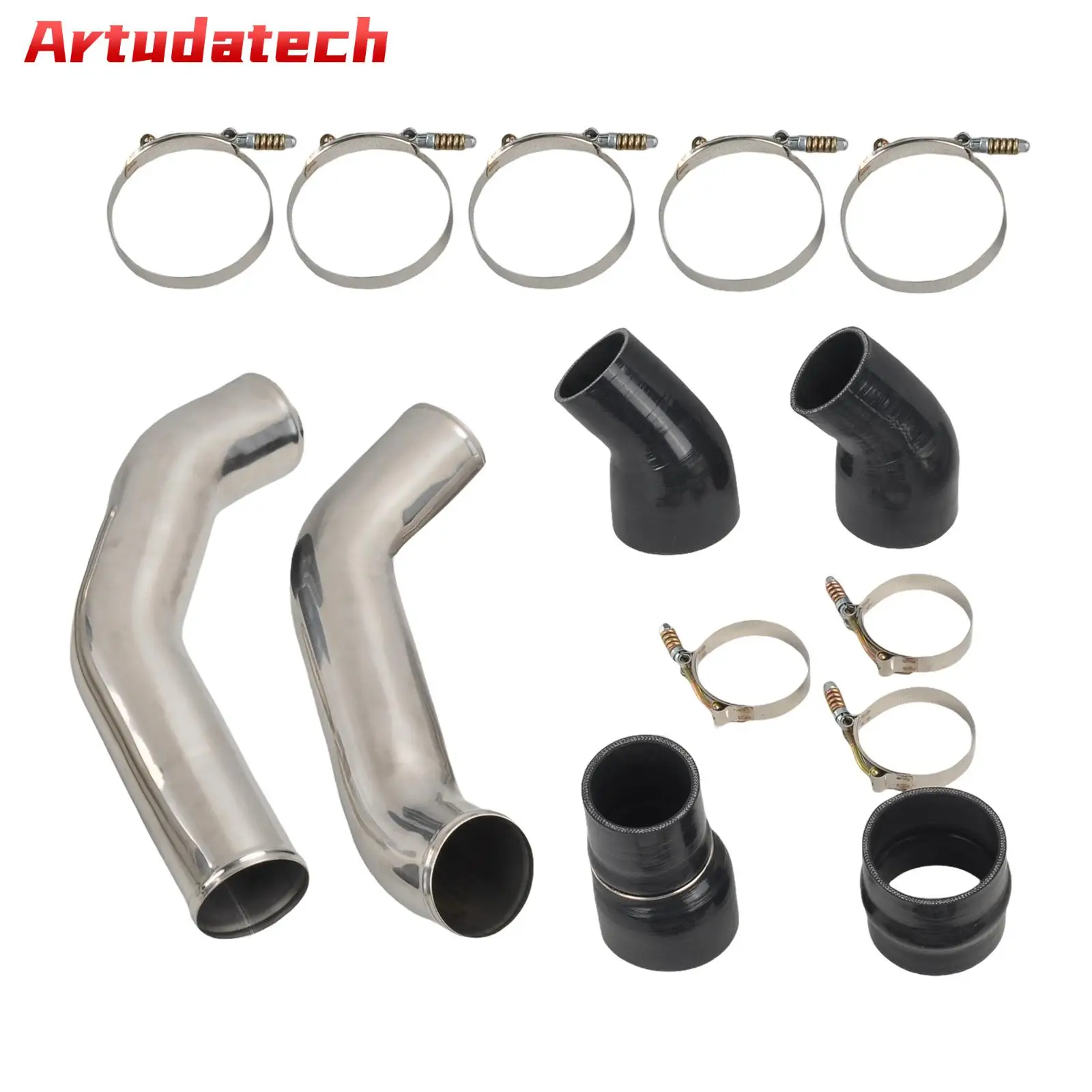 Artudatech Intercooler Pipe & Boot Kit For Dodge Ram 6.7L Cummins Diesel 2013-2018 Car Accessories