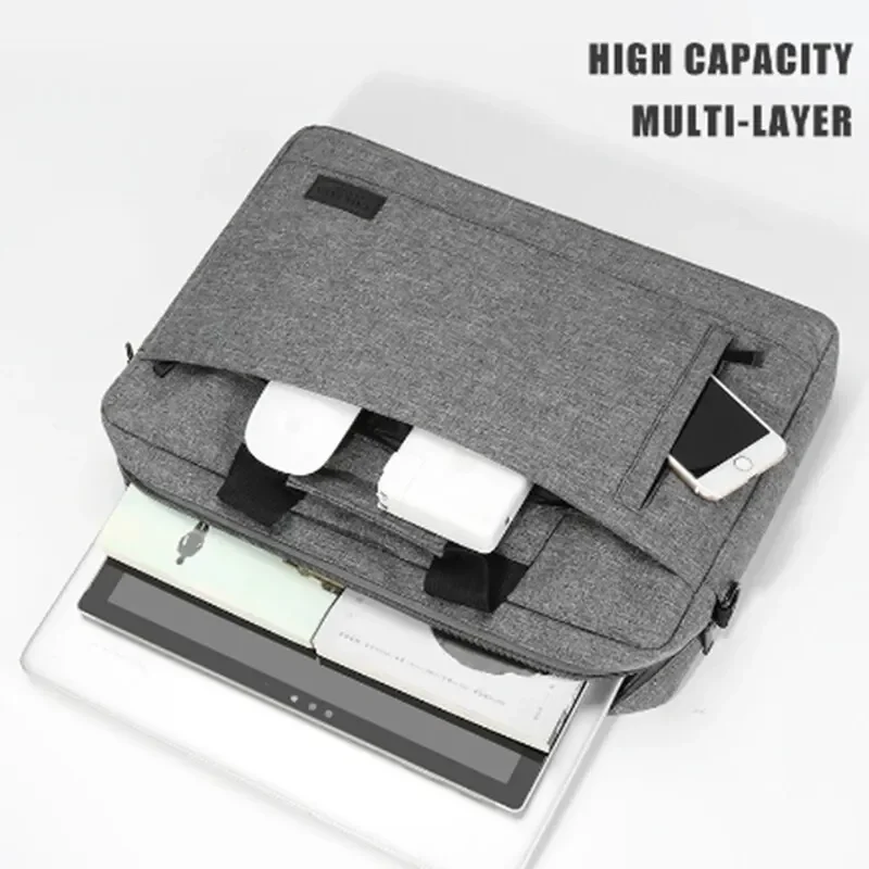 حقيبة أعمال حقيبة كمبيوتر محمول حقيبة لـ 13 15 17 بوصة ماك بوك اير برو HP هواوي اسوس ديل حمل حقيبة كمبيوتر محمول #5