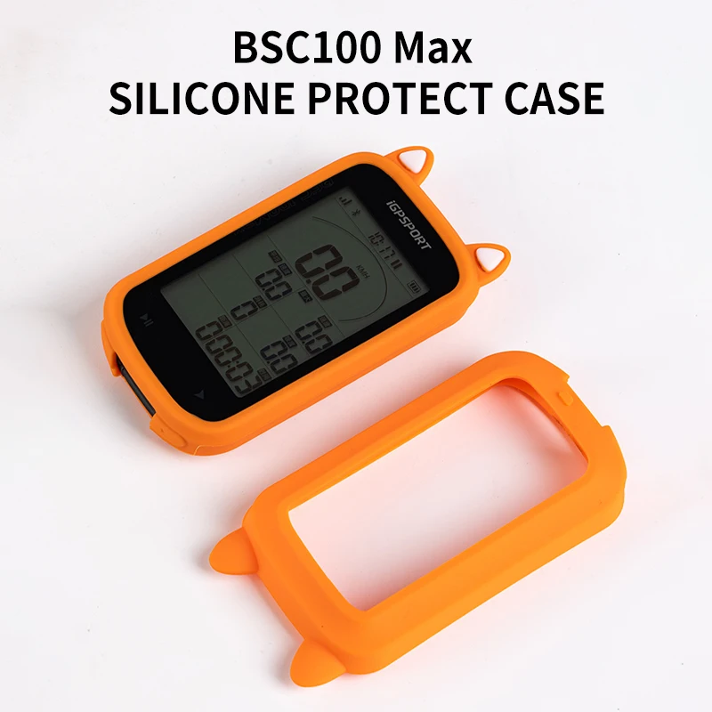 Silicone Protective Cover for IGPSPORT BSC100Max Case of GPS Bike Bicycle Computer Protection with Screen Film