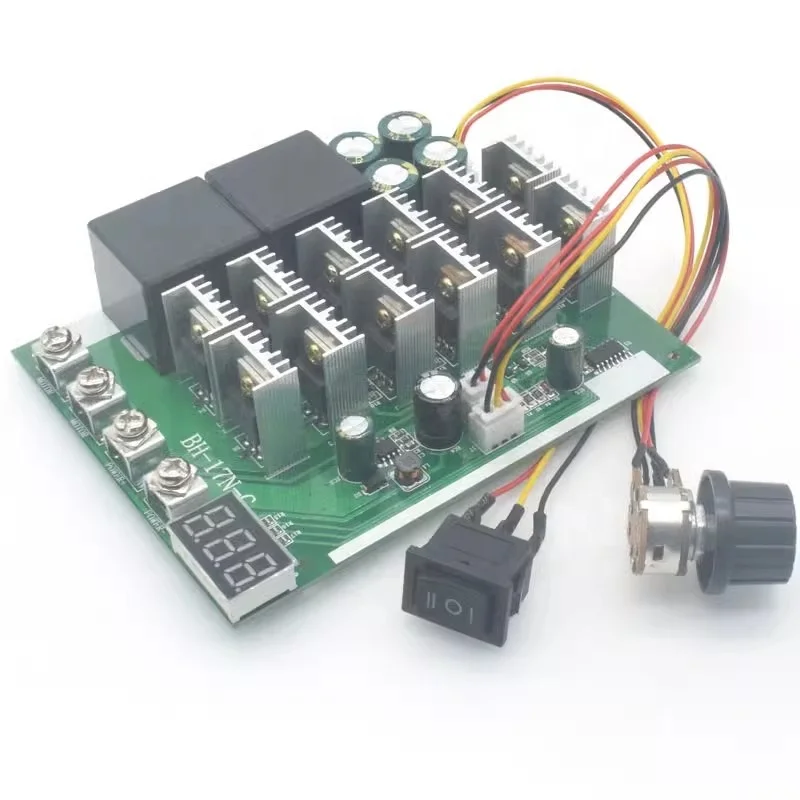 Two-way motor reverse switch DC motor driver governor with calibration positioning 12V24V36V48V