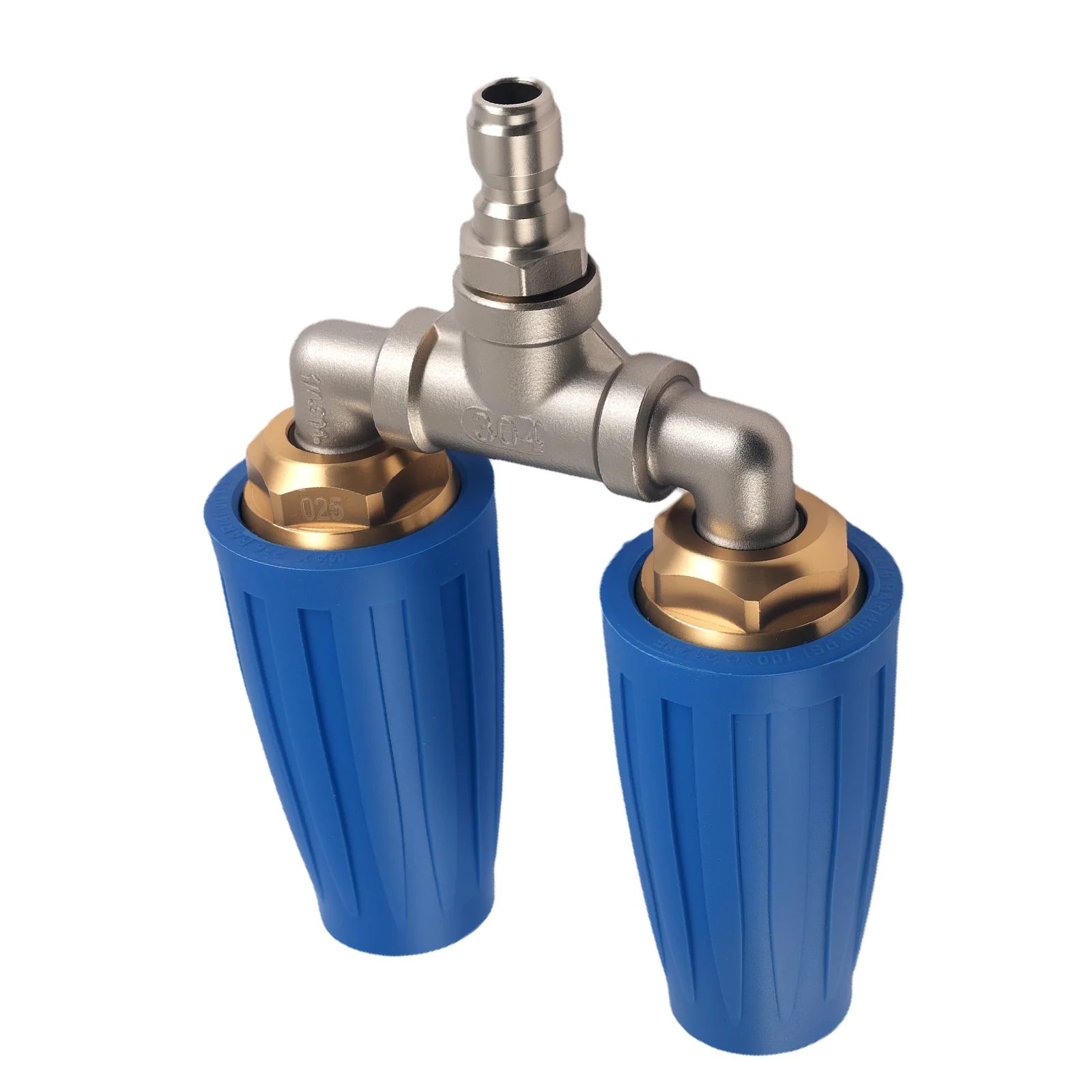 

Двойная турбо-насадка для мойки высокого давления 4000 фунтов на кв. дюйм, конструкция из нержавеющей стали, 4-6 галлонов в минуту