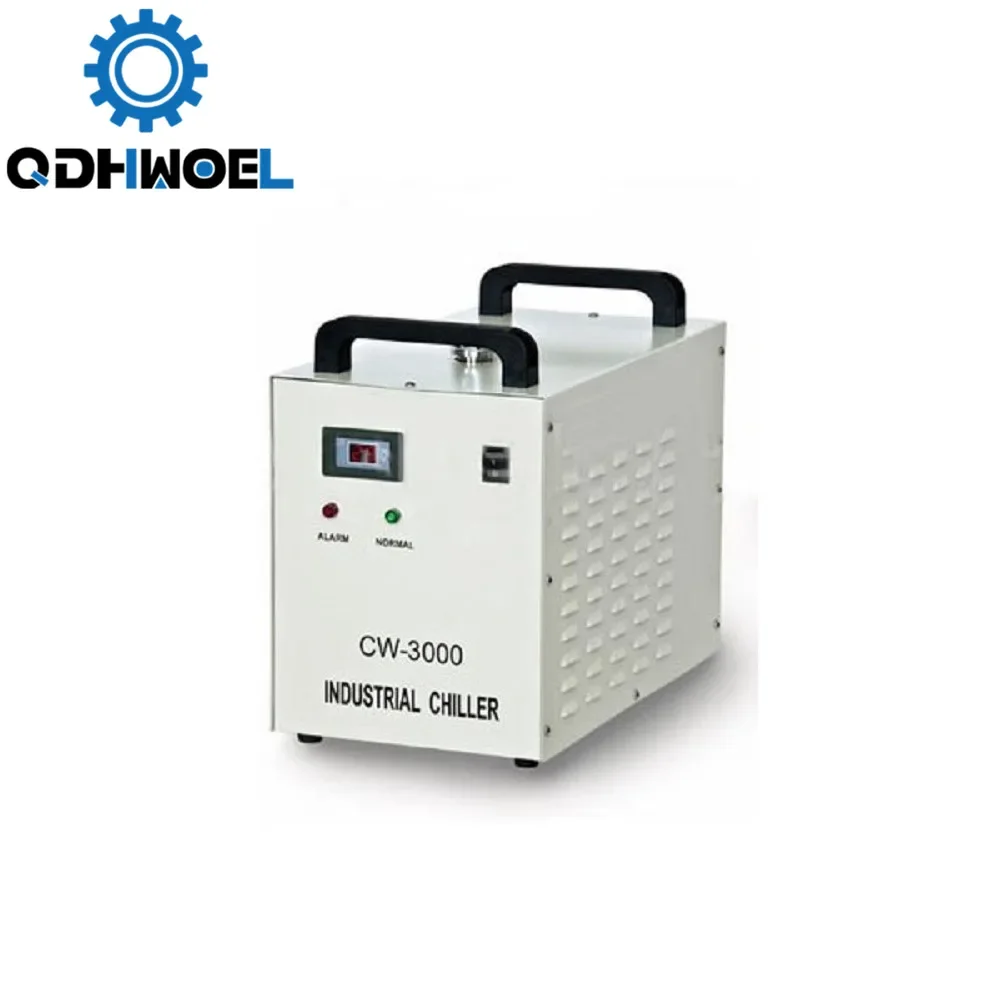QDHWOEL Teyu S & A 110 فولت CW3000DG Co2 مبرد صناعة الليزر للنقش بالليزر آلة قطع تبريد المياه #5