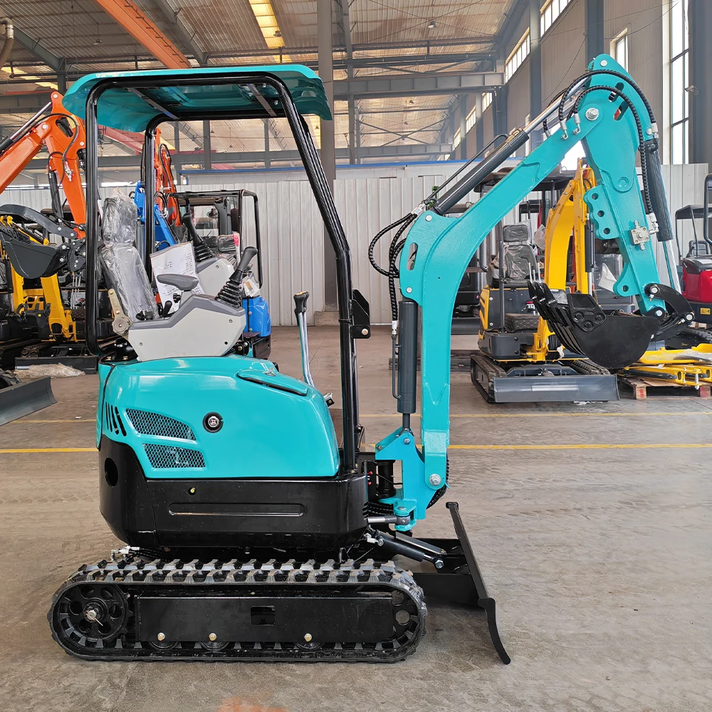 1.5 Ton Mini Excavator CE Euro Stage V Optional Cabin Breaker Hammer Thumb Claw Attachments Customizable For Farm Construction