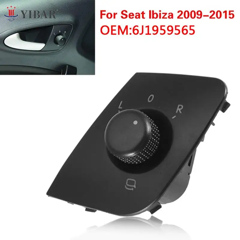 

For Seat Ibiza 2009-2015 Exterior Side Mirror Adjust Control Switch 6J1 959 565