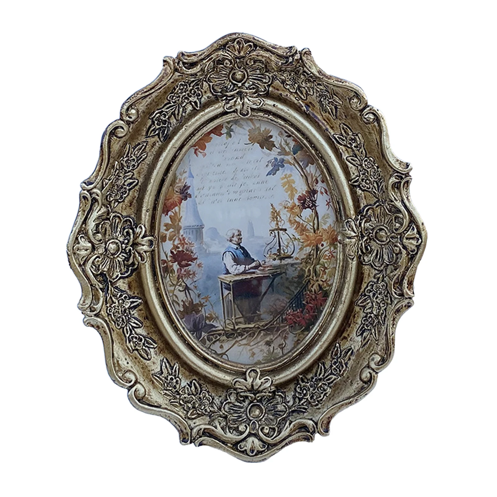 European Vintage Resin Picture Frame Creative Wedding Photos Resin Photo Frame Table Living Room Soft Decoration Ornaments