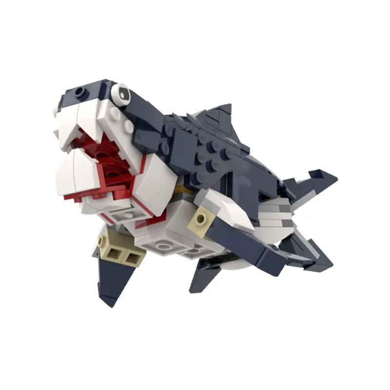 MOC-145913 de bloques de construcción de la serie Animal para niños, juguete educativo de ladrillos, para regalo de Navidad, 168 piezas