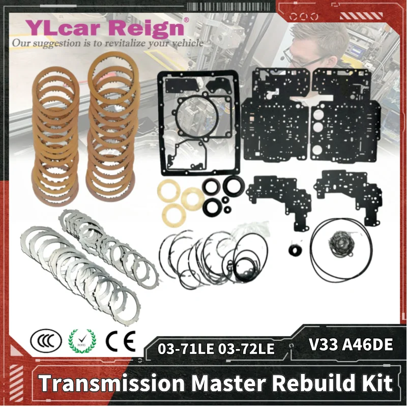 V33 03-72LE 03-71 A43DE A45DL Auto Transmission Gearbox Master Repair Overhaul Kit Seals Gasket O-rings for MITSUBISHI Pajero