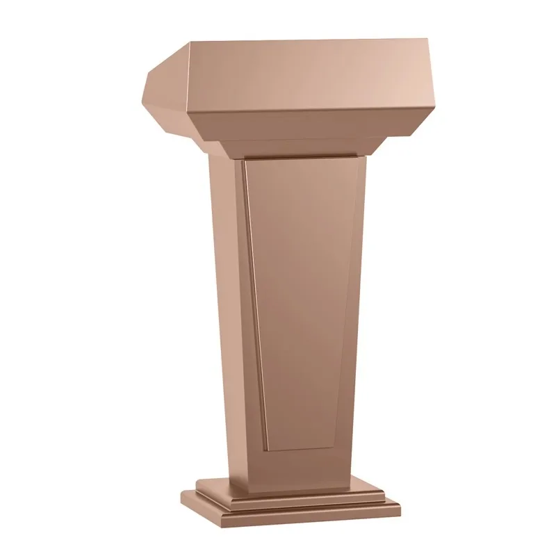 Lecture desk Solid wood meeting room Speech desk White paint Welcome reception desk Restaurant Teacher podium table Host desks