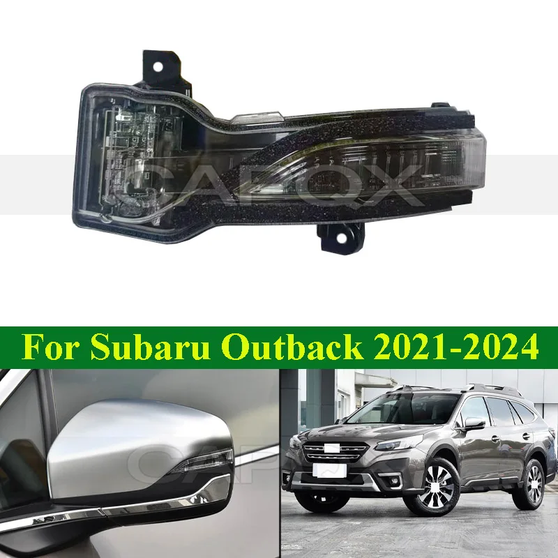 

Указатель поворота в зеркале заднего вида CAPQX для Subaru Outback 2021-2024, лампа-индикатор, световой сигнал поворота в боковом зеркале
