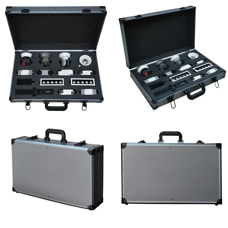 Customizable-Customized Aluminum Alloy Aluminum Box Lighting Display Box Factory Private Customized Aluminum Box Portable