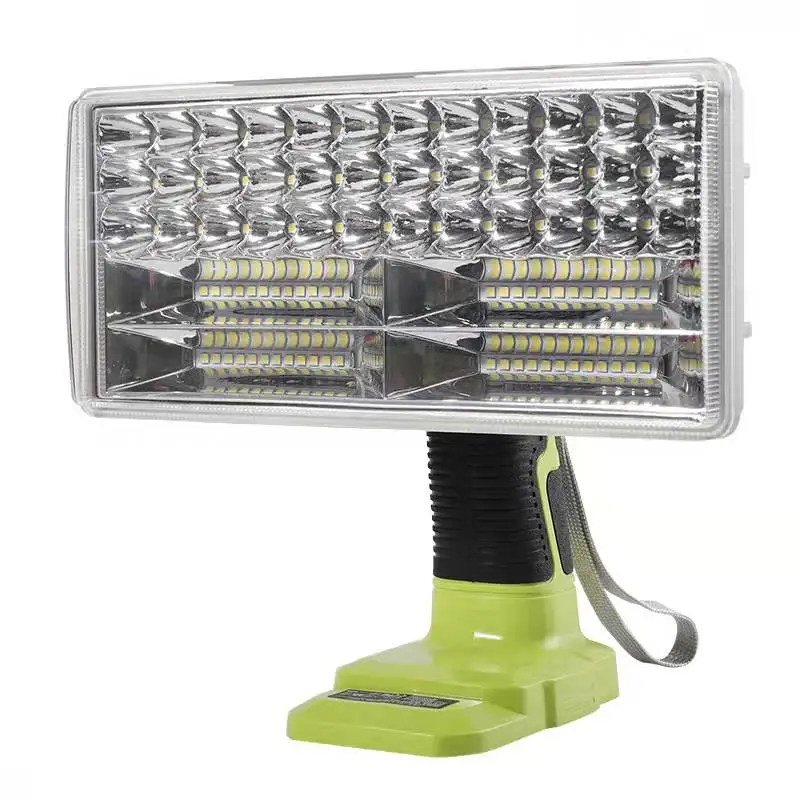 Imagem -03 - Led Alarme Luzes de Trabalho Lanterna Elétrica Tocha Spotlight Carro Lâmpada para Ryobi Ferramentas Elétricas 14.4v 18v Lítio Níquel um Mais Bateria