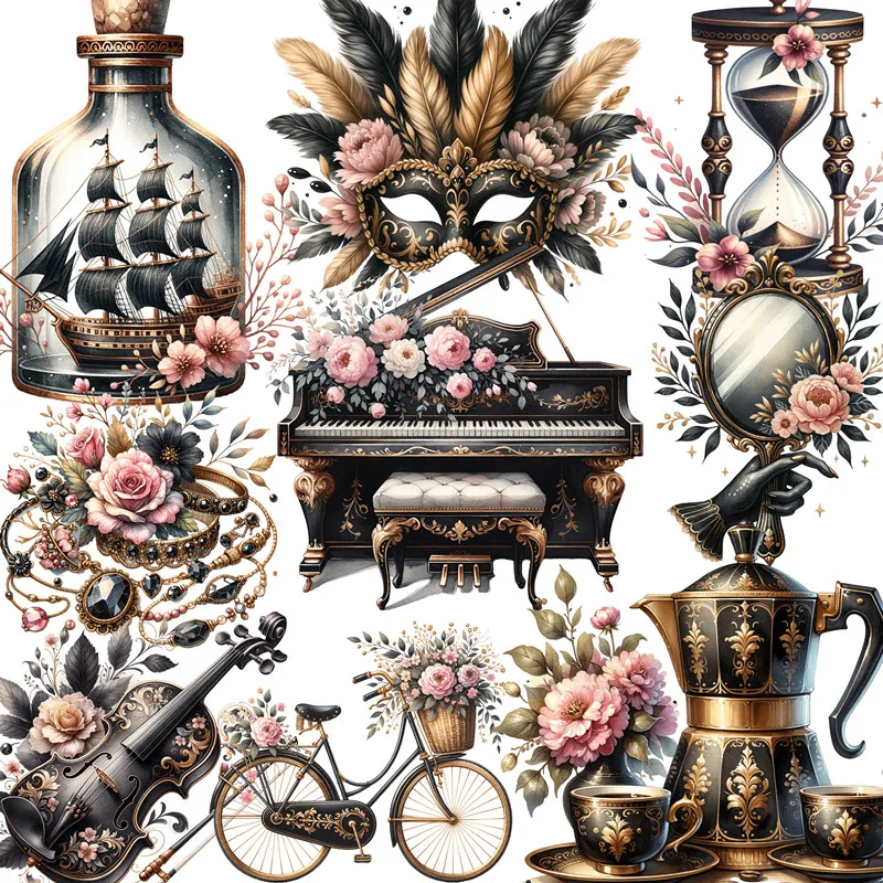 

винтажная наклейка-маска, сделай сам, скрапбукинг, альбом, мусорный журнал, декоративные наклейки