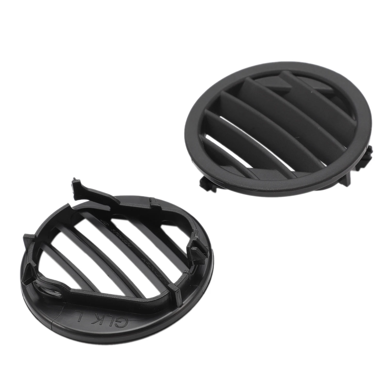 Car Left and Right Side Dash A/C Grilles ABS Black for X204 2009-2015 Car Grilles