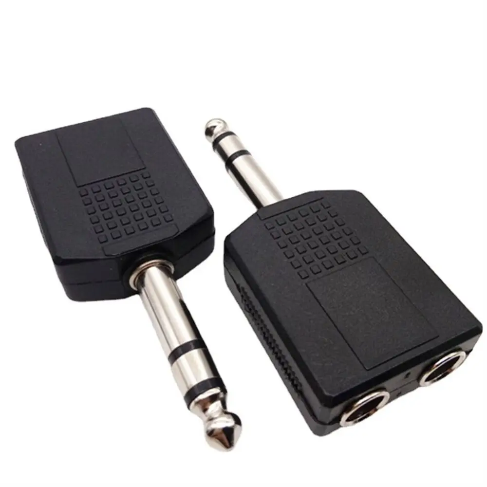 

Connector Mono / Stereo DIY 6.35 AUX Connector 6.5 Jack Adapter 6.35mm Audio Plug Audio Converter Microphone Splitter Converter