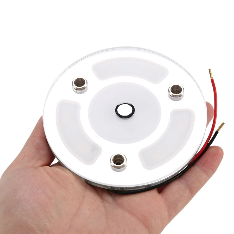 For RV Caravan Motorhome Marine Dual White/Warm Contact Dimmer LED Lamp 10-30V DC LED Circular Roof Ceiling Light