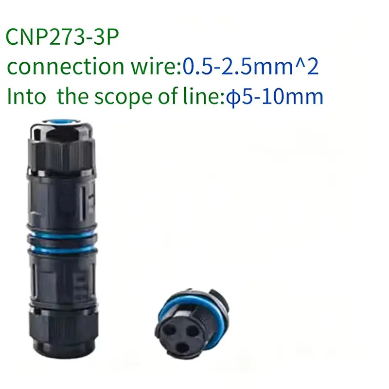 CNP275-3P/5P IP68 16A 450V Waterproof Connector Outdoor IP68 Waterproof Electrical Wire Connector 3Pin 4Pin