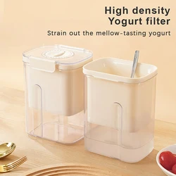 Yogurt Filter Homemade Greek Yogurt Maker With Lid Whey Separation Tool Stainless Steel Strainer Fine Mesh Whey Separation Tool