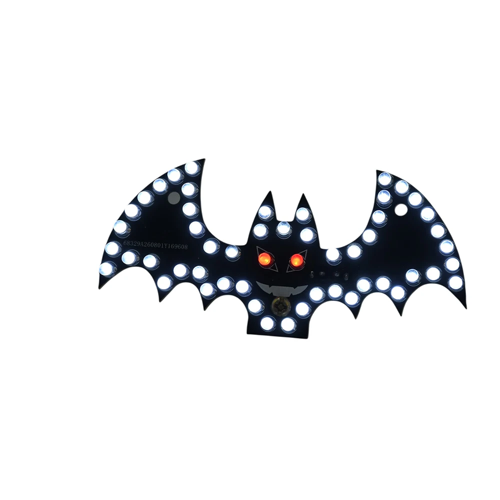 Diy Electronics Kit Animal Bat Soldering Practice Module Electronic Beginner Learning Diy Welding Board For Halloween Decoration