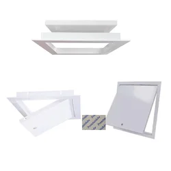 1Piece White 40cm 45cm 50cm Square Metal Access Panel Soffit Wall Inspection Door Cam