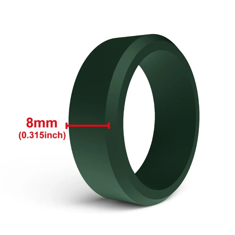 Silicone Elastic for Men Rings  Decorative Accessories Holiday Gift