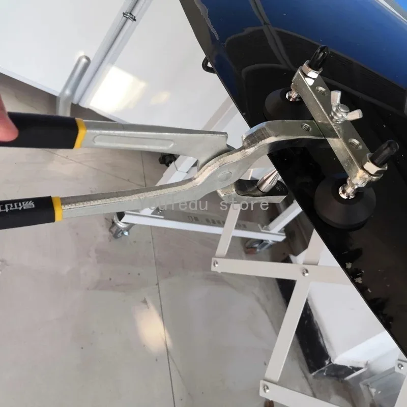 Strumenti di riparazione di ammaccature senza vernice strumenti per bordi della portiera dell'auto coperchio del motore pannello di riparazione del bordo KIT liscio pinze per la riparazione della carrozzeria automatica per ammaccature automatiche