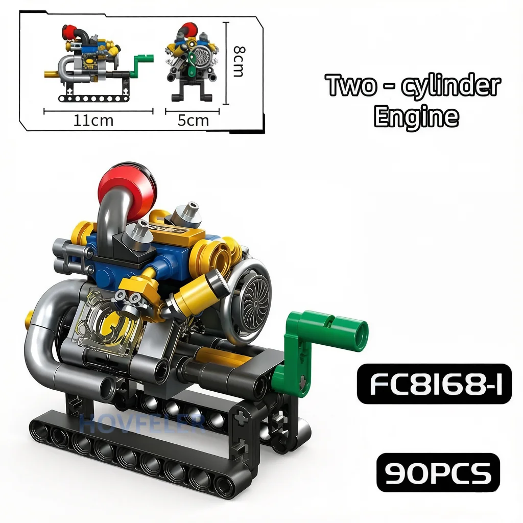 2/3/4/6/8 Cylinder Turbo Engin - Kids Education Kit ulasan dan harga