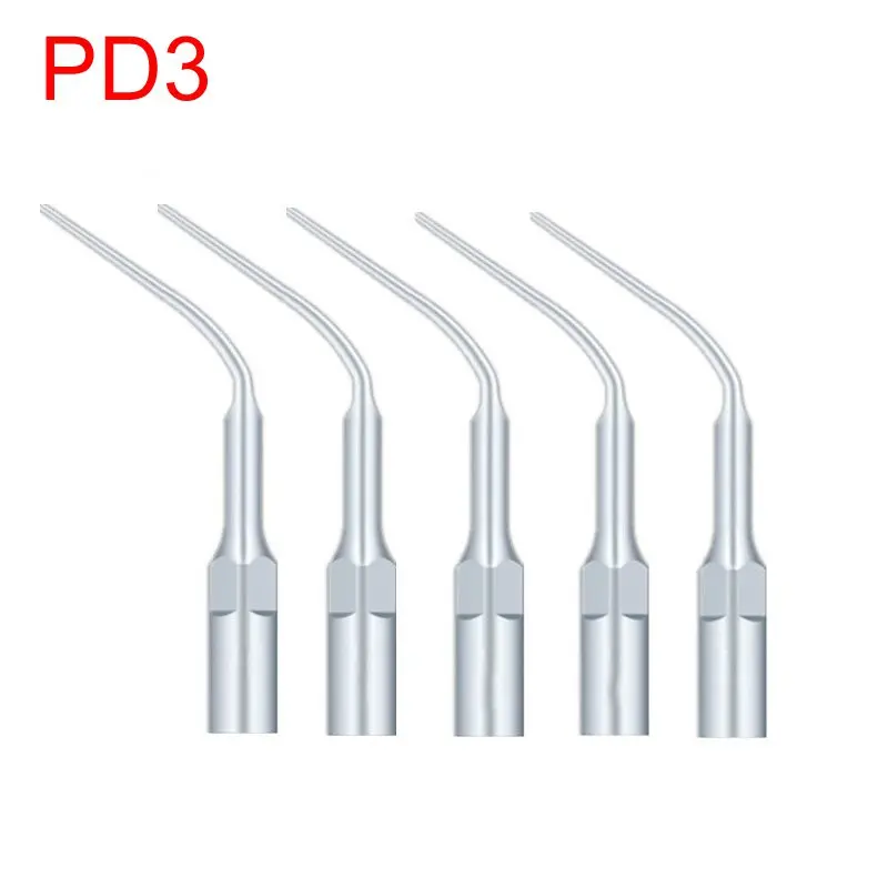 5PCS Dental Ultrasoni Scaler Tips PD1 PD3 PD4 PD3D PD4D  Perio Scaler Insert Tip for SATELEC NSK HENRY SCHEIN DTE