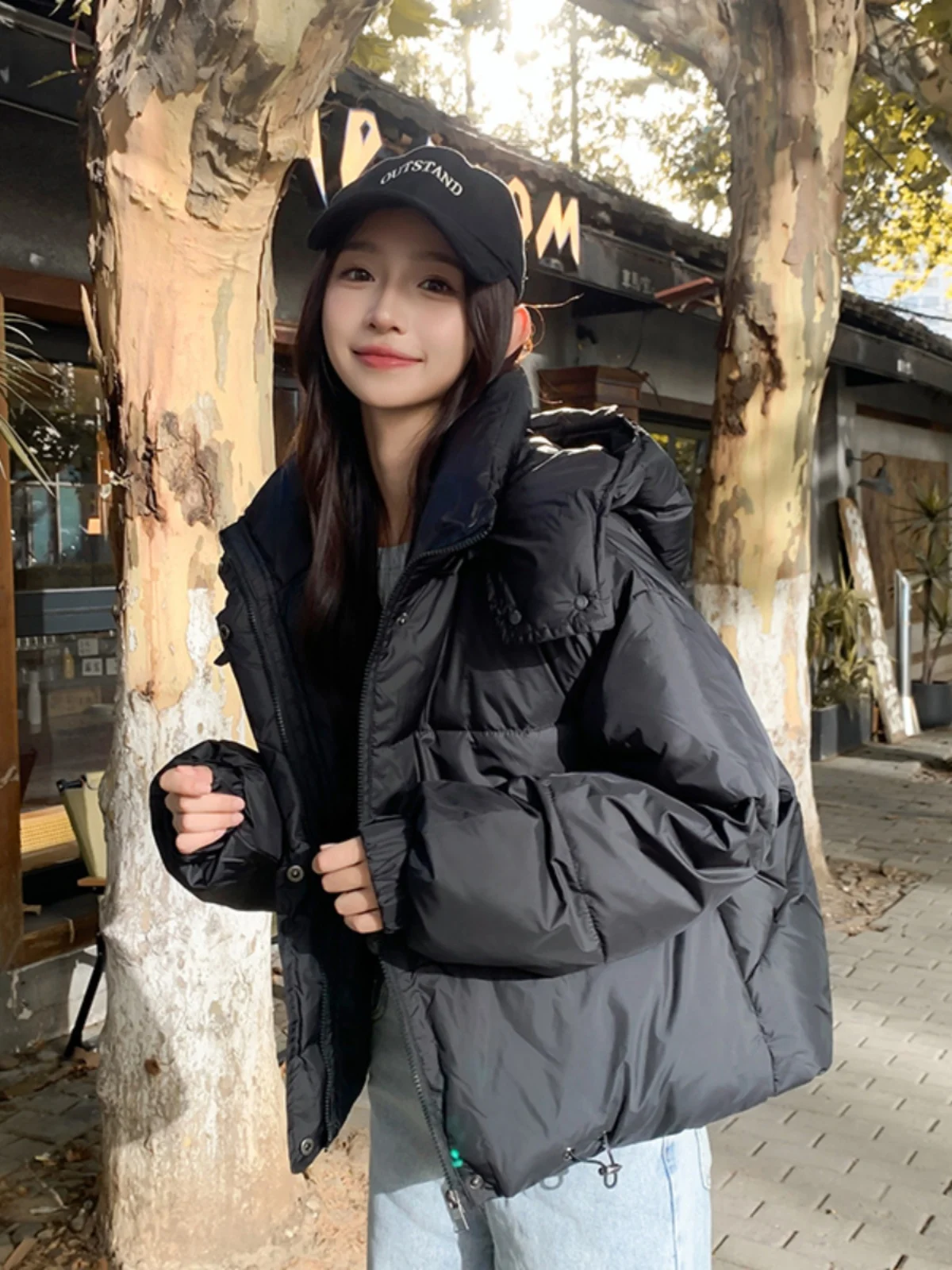 

Puffer Parkas Womens Woman Long Coat Drawstring Light Mountain Puffy Petite Waterproof Urban Mink Classic Material Sport Tether