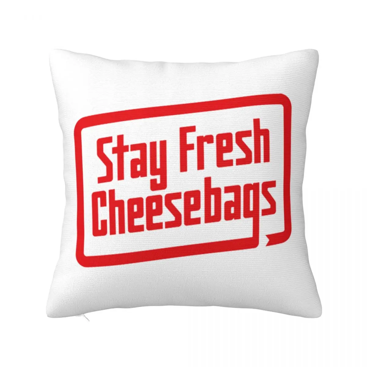 Stay Fresh Cheese Bags Square Pillowcase Pillow Cover Cushion Decor Comfort Throw Pillow for Home Living Room